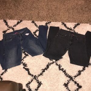 Two pair of jeans :)